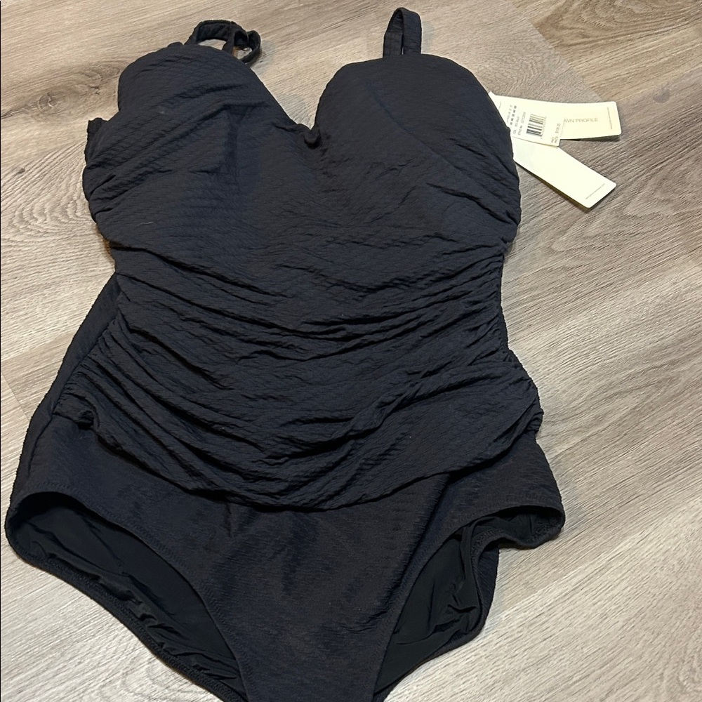 Gottex Black One Piece Swimsuit